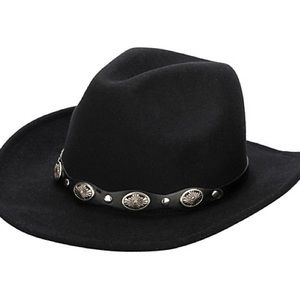NWT Felt Black Cowboy Hat